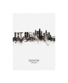 Trademark Global michael Tompsett Singapore Skyline Portrait II Canvas Art - 27