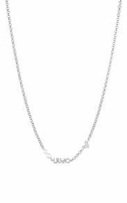 Колье romantic steel necklace with beads Icona LJ1689
