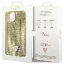 GUESS Guhcp14Mhdgtpd iPhone 14 Plus15 Plus 6.7 Rhinestone Triangle phone case