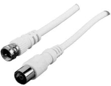 Комплектующие для телекоммуникационных шкафов и стоек Televes FS-KK300 коаксиальный кабель 3 m F Белый
