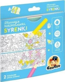Раскраски для детей dłuuugie kolorowanki Syrenki 4+ CzuCzu