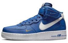 Nike Air Force 1 Mid 40周年 防滑耐磨 中帮 板鞋 蓝色 / Кроссовки Nike Air Force 1 Mid 40 DR9513-400