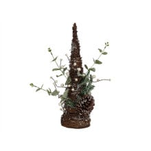 Christmas Tree Romimex Brown Green Polyethylene Pine cone 24 x 47 x 24 cm