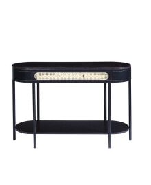 Simplie Fun colson Sofa Table, Black Finish LV01078