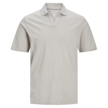 JACK & JONES Summer Linen Short Sleeve Polo