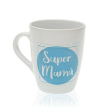Керамическая Чашка Versa Super Mamá Керамика (8,5 x 10 x 8,5 cm)