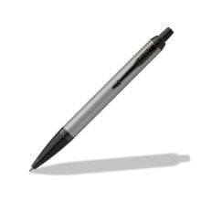 Письменные ручки parker IM Achromatic Синий Автоматическая нажимная шариковая ручка 1 шт 2127752