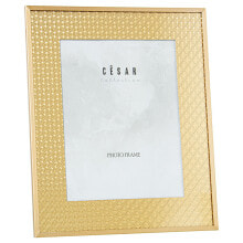 Photo frame Alexandra House Living Golden Crystal 28 x 33 x 2 cm