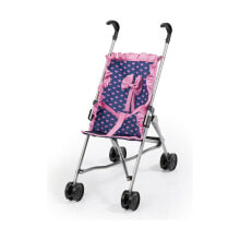 Doll Stroller Reig Umbrella Blue Pink Spots
