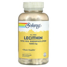 Solaray, Лецитин, без масла, 500 мг, 250 капсул