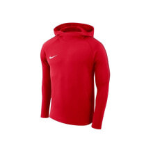 Мужские спортивные худи Мужское худи с капюшоном спортивное красное Nike Dry Academy 18 Hoodie PO