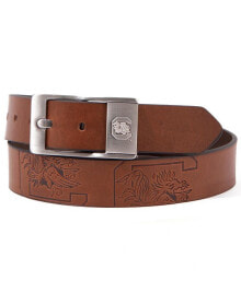 Купить мужские ремни и пояса Eagles Wings: Men's South Carolina Gamecocks Brandish Leather Belt - Brown