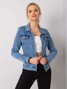 Женская голубая джинсовая куртка Factory Price