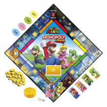 MONOPOLY Junior Super Mario Spanish Board Game Refurbished
