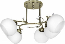 Потолочные светильники lampa sufitowa Activejet Plafon Activejet AJE-IRMA 5P E27 5x40W Patyna