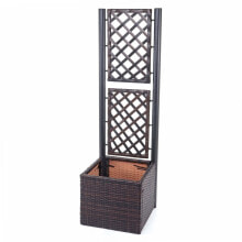 Poly-Rattan Rankgitter D76