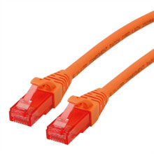 ROLINE 21.15.2575 сетевой кабель 5 m Cat6 U/UTP (UTP) Оранжевый