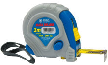 Измерительные рулетки и мерные ленты mega Measuring tape 7,5m / 25mm 3 stoppers rubber cover - 20117