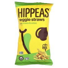 Hippeas, Veggie Straws, морская соль без добавок, 106 г (3,75 унции)