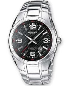 Мужские наручные часы с браслетом Мужские наручные часы с серебряным браслетом Casio EF-125D-1AVEG Edifice mens 40mm 10ATM