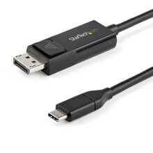 StarTech.com CDP2DP2MBD видео кабель адаптер 2 m USB Type-C DisplayPort Черный