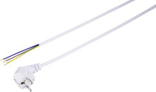 BASETech XR-1638080 кабель питания Белый 2 m Силовая вилка тип F