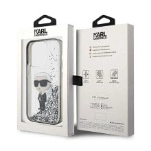 KARL LAGERFELD Klhcp15Llkknsk iPhone 15 Pro 6.1 Liquid Ikonik phone case