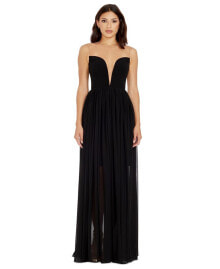 Dress the Population women's Eleanor Strapless Gown