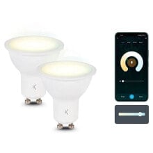 KSIX 5.5W GU10 CCT Smart Bulb 2 Units