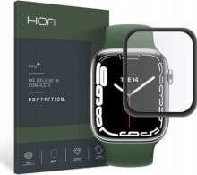 Аксессуары для умных часов и браслетов hofi Glass Szkło hybrydowe Hofi Hybrid Pro+ Apple Watch 7 41mm Black