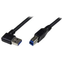 STARTECH USB 3 Cable Right Angle A To B usb cable 1 m