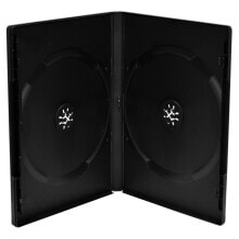 Bags and boxes for disks bOX30-2 - DVD case - 2 discs - Black - Plastic - 120 mm - 136 mm