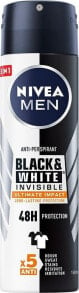Дезодорант Nivea Nivea Men Dezodorant BLACK& WHITE INVISIBLE Ultimate Impact 5in1 spray 150ml