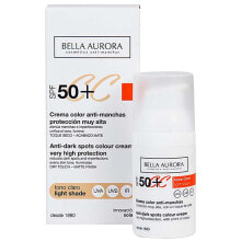 Средства для загара и защиты от солнца bELLA AURORA Anti-Dasrk Spot Colour Cream SPF50+