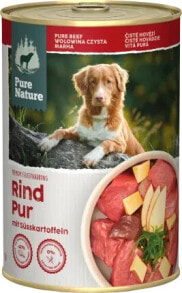 Купить влажные корма для собак Pure Nature: Nassfutter Hund Rind Pur & Süßkartoffeln, Adult, 400 g