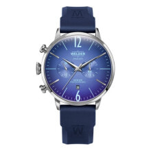 Мужские наручные часы с ремешком Мужские наручные часы с синим силиконовым ремешком Welder WWRC514 ( 45 mm)