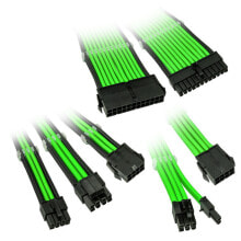 Купить компьютерные кабели и коннекторы KOLINK: Kolink Core Adept Braided Cable Extension Kit - Green