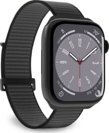 Купить аксессуары для умных часов и браслетов Puro: Puro Pasek PURO Nylon Sport Apple Watch 4/5/6/7/SE/8/Ultra 44/45/49mm (Czarny)