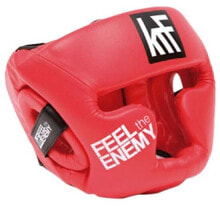 Шлемы для ММА шлем защитный KRF Feel The Enemy