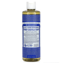 18-In-1 Hemp Pure-Castile Soap, Peppermint, 16 fl oz (473 ml)