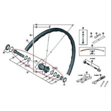 SHIMANO Axis M9000 Tubeless F15 29 hub axle