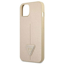 GUESS Guhcp13Spsatle iPhone 13 Mini 5.4 Saffianotriangle phone case