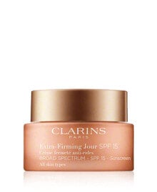 Купить средства для загара и защиты от солнца Clarins: Clarins Extra-Firming Jour toutes peaux - SPF 15 (50 ml)