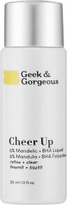 Купить скрабы и пилинги для лица Geek&Gorgeous: Peeling für problematische- und Mischhaut - Geek & Gorgeous Cheer Up 6% Mandelic + BHA Liquid 30 ml