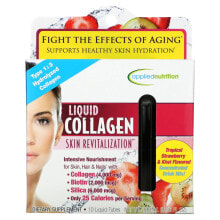 Liquid Collagen, Skin Revitalization, Tropical Strawberry & Kiwi, 10 Liquid-Tubes, 10 ml Each