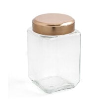 Jar Quid B&w Copper Glass 1,25 L (6 Units) (Pack 6x)