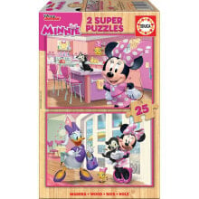 Набор из 2 пазлов Minnie Mouse Me Time 25 Предметы 26 x 18 cm