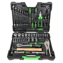 Купить торцевые головки, свечные ключи, торцевые ключи JBM: JBM Tool case with zinc plated hexagonal sockets 72 pieces