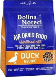 Dolina Noteci DOLINA NOTECI Superfood Danie z kaczki- karma suszona dla kotów sterylizowanych 1kg