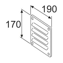 WEBASTO Air Inlet Aluminum Grid